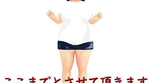 uhh, i think this plump anime girl playin tennis got huge tits... didn’t expect that!