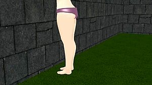 uhh, i think this plump anime girl playin tennis got huge tits... didn’t expect that!