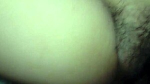 hey babe, check out my wife's hairy vagina wide open!
