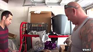 Wankz Storage Wars Parody With Brunette Babe Getting Hardcore Blowjob!