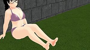 uhh, i think this plump anime girl playin tennis got huge tits... didn’t expect that!