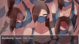 entering the ninja women's mansion for big tits action