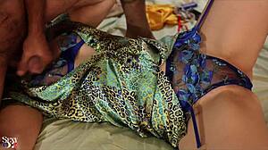 omg, french amateur slut in satin lingerie gets pounded doggystyle! 😘