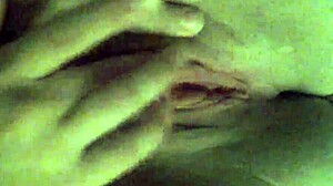 Girlfriend casually fingers her wet pussy to orgasm