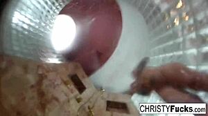 Hot shower bts fun with christy dahlia and ivan