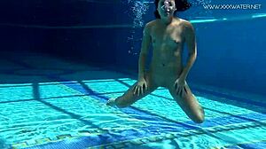 Jessica Adored The Producer With Her Sexy Look Underwater As Petite Teen 18+