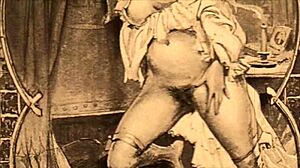 Vintage Erotic Drawings with Retro Cartoon Antique Anime Hentai