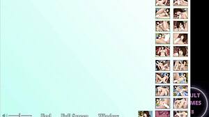 anime girl explores hentai adventures in game