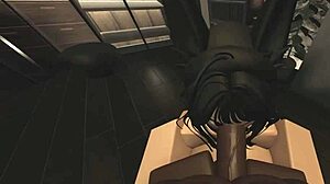 just owning this chick in her bedroom tonight