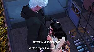 naughty 3d hentai sex preview with playful hearts 😍