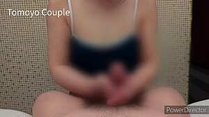 Japanese Wife Cosplays in School Swimsuit for Young Stud!