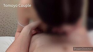 Japanese Wife Cosplays in School Swimsuit for Young Stud!