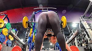 i can’t believe these insanely tight yoga pants on fat ass