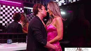 Blonde Woman Shares Dance In Nightclub Bathroom With Mandy Rhea