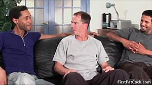 Alex Experiences His First Fat Gay Cock In Gay Sex