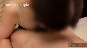 Japanese Wife Cosplays in School Swimsuit for Young Stud!