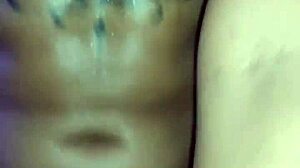 Desperate wife in stockings craves BDSM oral and pussy orgasm