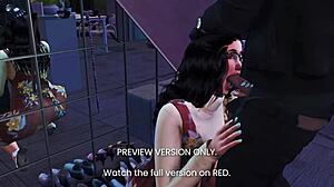 naughty 3d hentai sex preview with playful hearts 😍