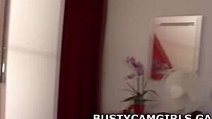 Blonde German Camgirl Faces Intense Anal Fucking