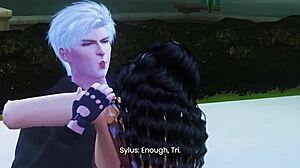 naughty 3d hentai sex preview with playful hearts 😍