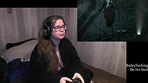 why does bbw brunette masturbate with dildo in lingerie?