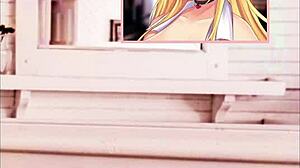 Waking up next to my yandere neighbor in this twisted hentai game ep1