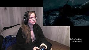 why does bbw brunette masturbate with dildo in lingerie?