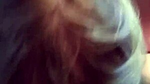 Blue-haired girl provides detailed long blowjob with specific techniques