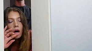 so, this petite teen got hardcore anal in the toilet, hiding for a wild fuck