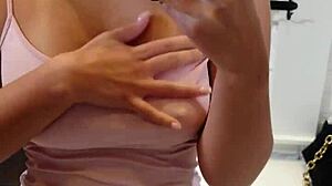 I love watching Mia Piper masturbate by the mirror