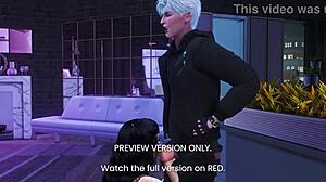 naughty 3d hentai sex preview with playful hearts 😍