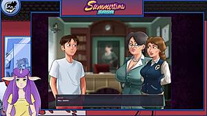 Feeling huge monster cock in summertime saga