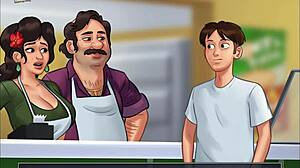 summertime saga episode 122 features big ass cartoon anime girl getting her ass fucked