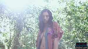 Ebony Babe Brookliyn Enjoys Solo Softcore Session