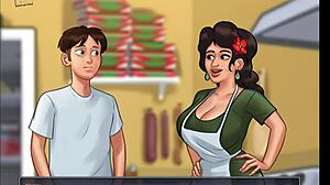 summertime saga episode 122 features big ass cartoon anime girl getting her ass fucked