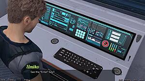 In Stranded In Space 95, I Feel Deep Emotion Holding Hands With Curvy Asian Scientist Milf