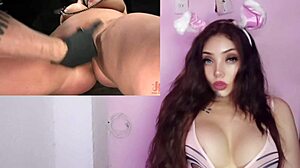 Angela's First Slave Scene! Submissive Tamed with Big Tits in POV!