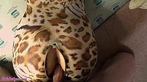 girlfriend gives a sensual blowjob then passionate fucking in cowgirl position ending with cumshot