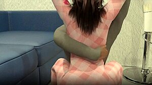 Three girls can't knock John off his feet!