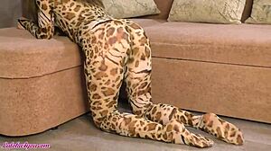 girlfriend gives a sensual blowjob then passionate fucking in cowgirl position ending with cumshot