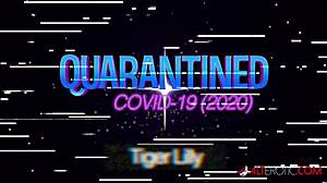 Tattooed tiger lilly uses vibrator during quarantine