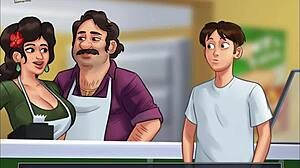 summertime saga episode 122 features big ass cartoon anime girl getting her ass fucked