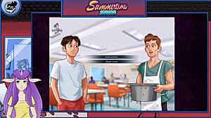 Feeling huge monster cock in summertime saga