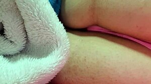 Pornstar with Big Ass Enjoys Sexy Massage and Masturbation