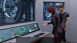 In Stranded In Space 95, I Feel Deep Emotion Holding Hands With Curvy Asian Scientist Milf