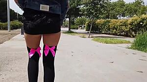 Public Squirt Show on Sunny Beach