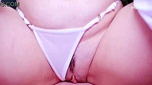 gorgeous college girl with pigtails seduces her boss and twerks on his cock. she takes cum in mouth like a pro.