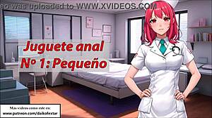 i'm jerking off to this extreme anal joi with shemale, it's an endless experiment