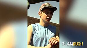 Teen and boyfriend join freeuse cult with momslave for hardcore group action.