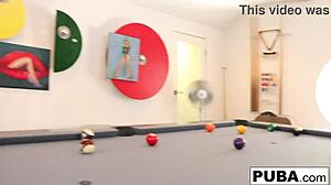 Brooke Brand Enjoys Billiards Game With Friends